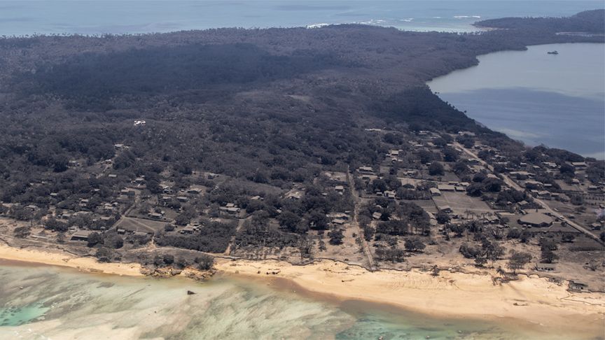 汤加火山喷发后首批航拍照片曝光 具体是什么画面？详情曝光