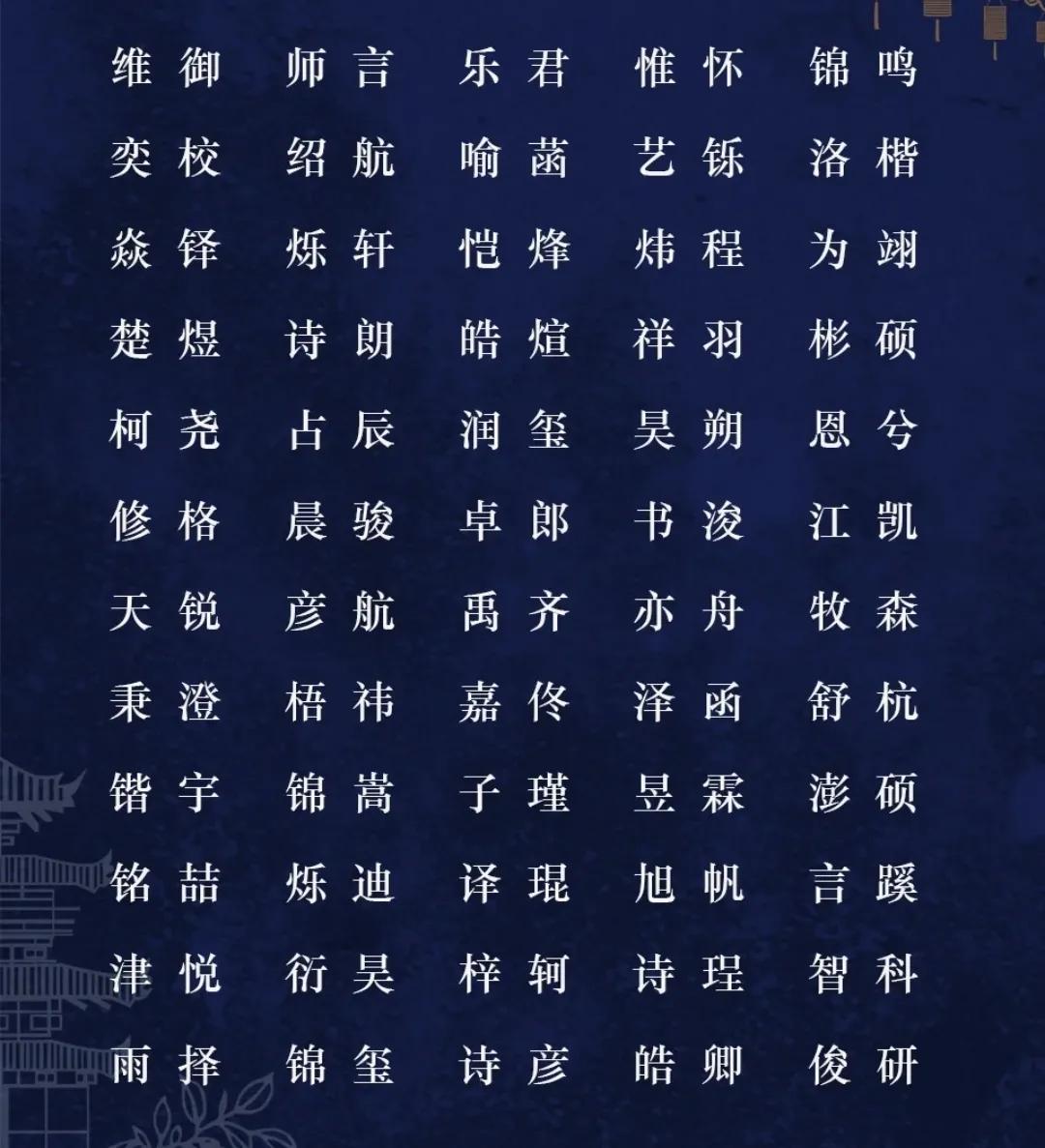 精选300个吉祥如意、百听不厌的男孩名字，女孩名字