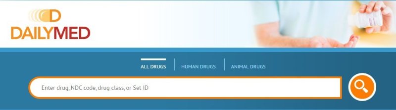DailyMed NDC 查询 药品说明书