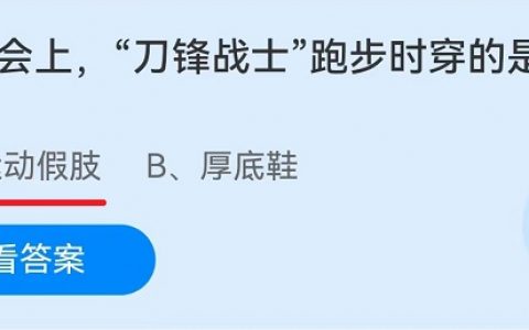 奥运会刀锋战士穿的叫什么东西，残奥会刀锋战士图片