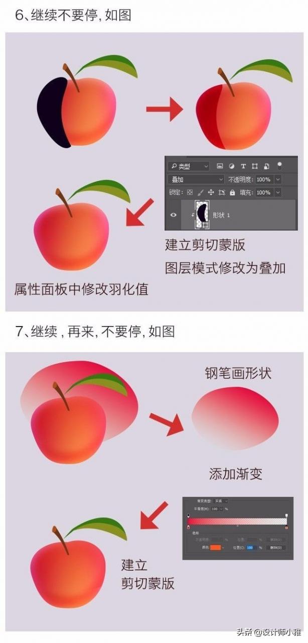 PS利用Photoshop鼠绘一个APPLE的教程