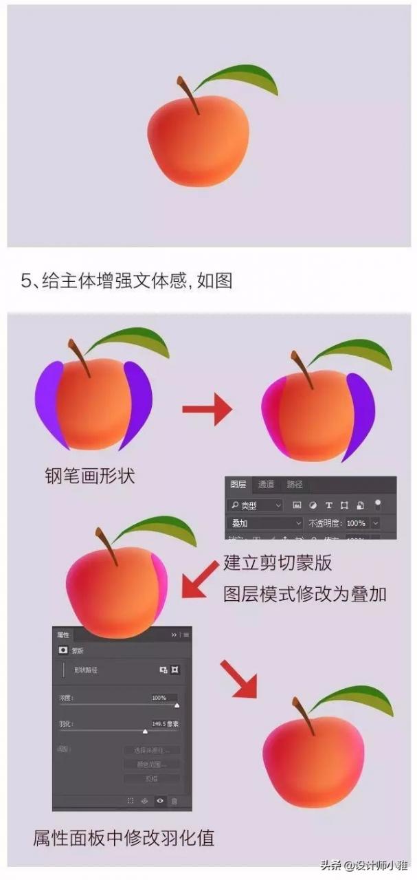 PS利用Photoshop鼠绘一个APPLE的教程