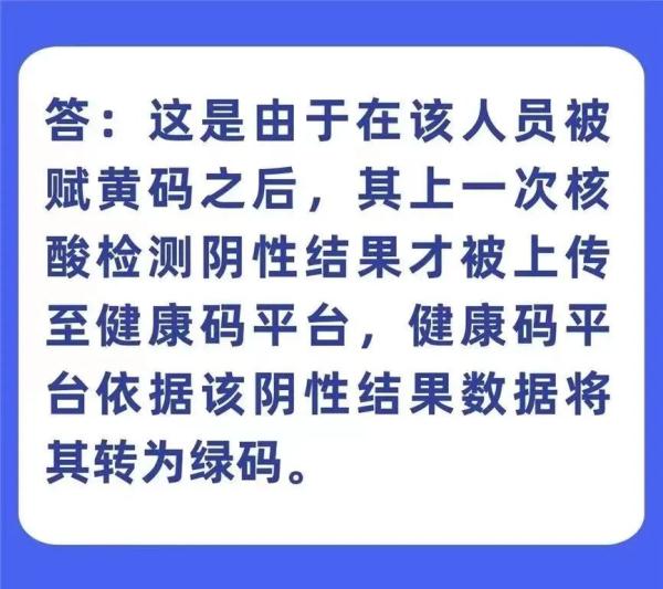 健康码“黄码”了怎么办？18条权威解答送上