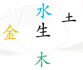 汉字找茬王找出五行通关方法分享