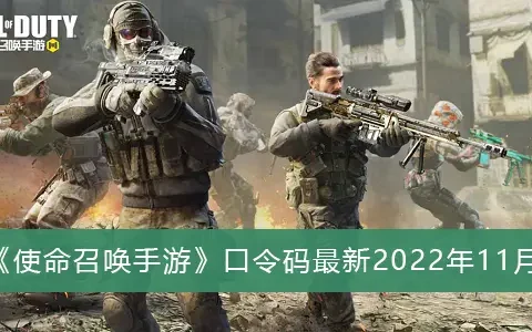 使命召唤手游密码最新2022年11月